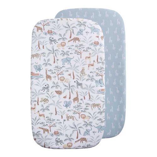 Living Textiles Cot Fitted Sheet 2 Pack